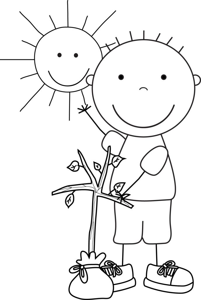 37 Earth Coloring Pages for Kids Printable 18