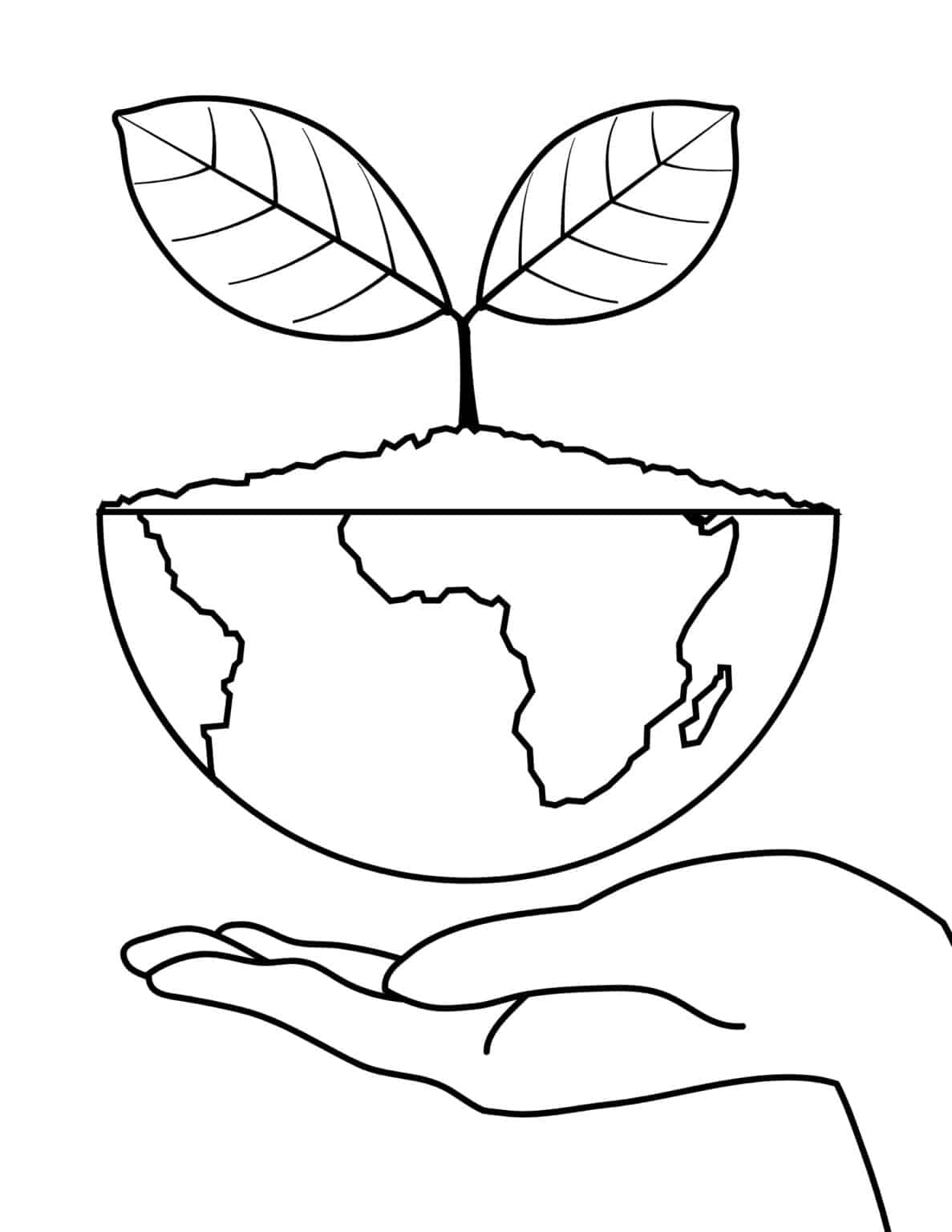 37 Earth Coloring Pages for Kids Printable 31