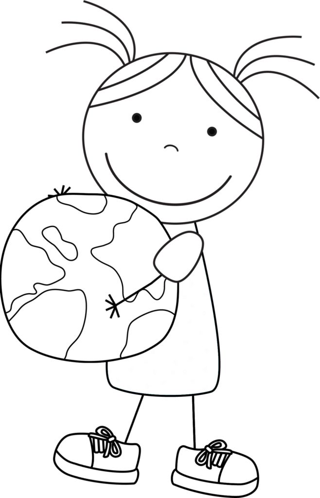 37 Earth Coloring Pages for Kids Printable 34