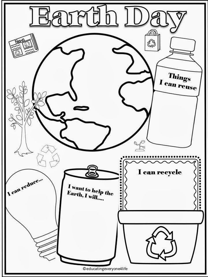 37 Earth Coloring Pages for Kids Printable 9