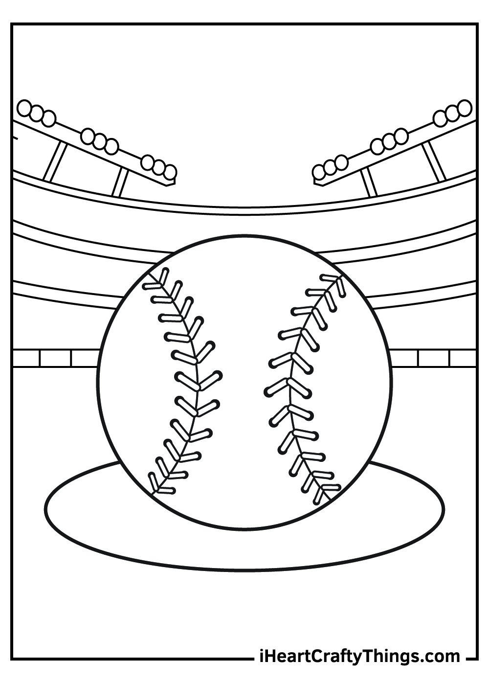 37 Exciting Baseball Coloring Pages Printable 1