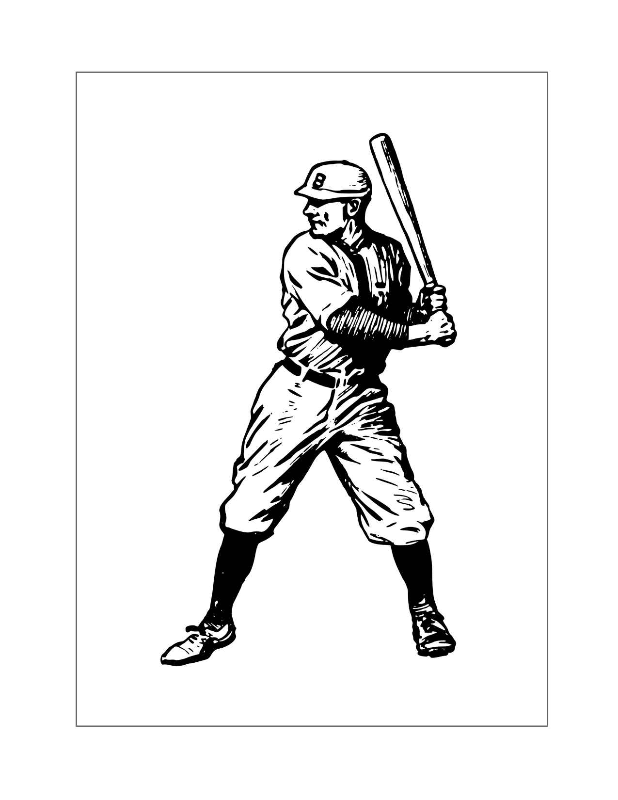 37 Exciting Baseball Coloring Pages Printable 11