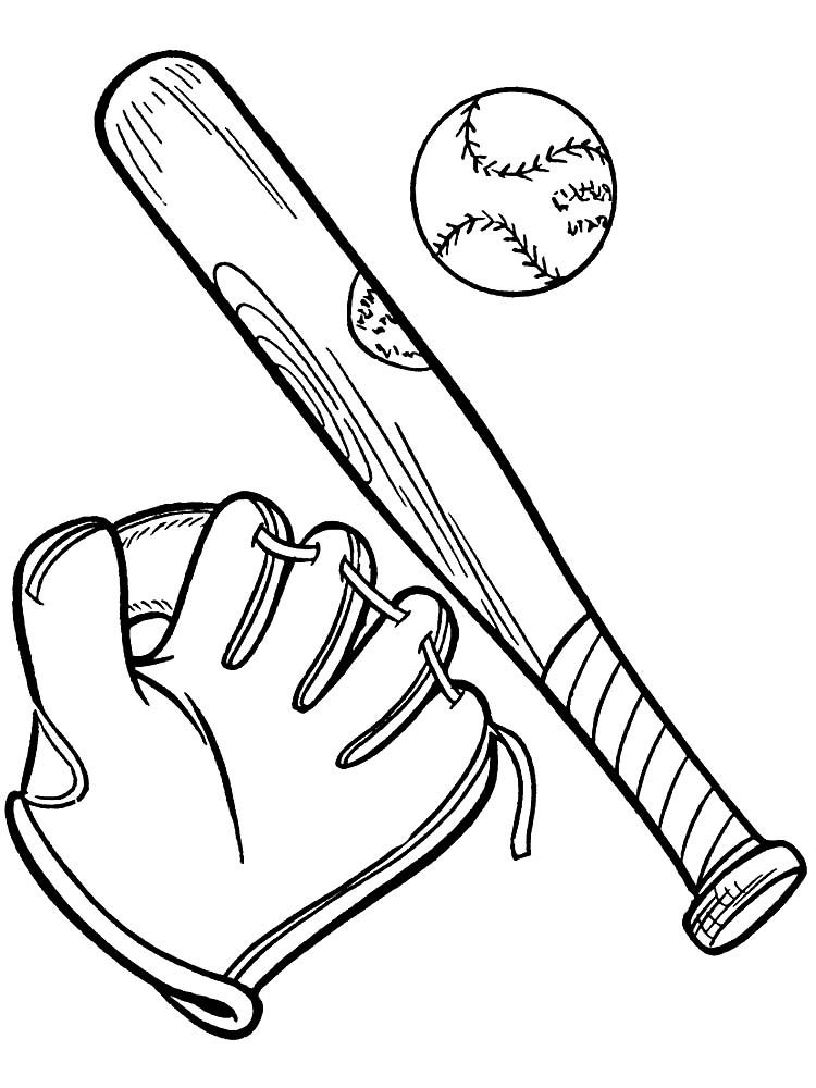 37 Exciting Baseball Coloring Pages Printable 22