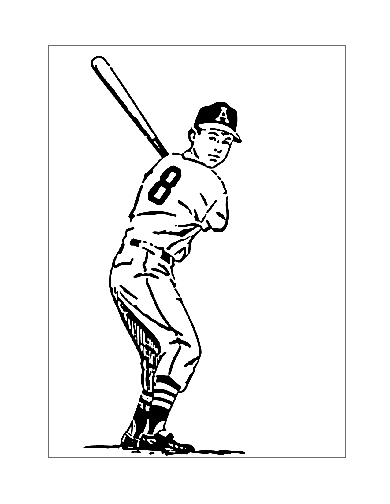 37 Exciting Baseball Coloring Pages Printable 35