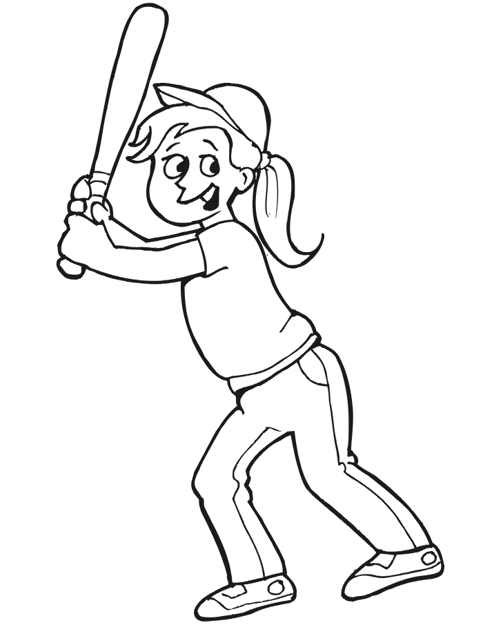 37 Exciting Baseball Coloring Pages Printable 9