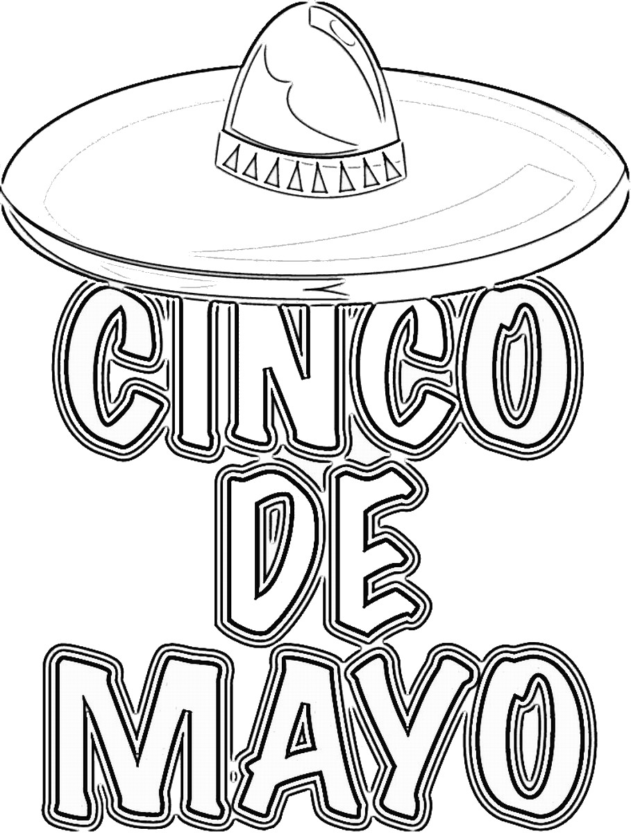 37 Free Cinco de Mayo Coloring Pages Printable 1