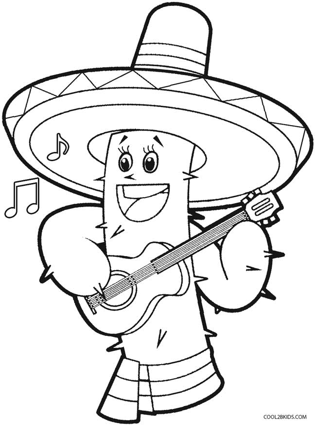 37 Free Cinco de Mayo Coloring Pages Printable 19