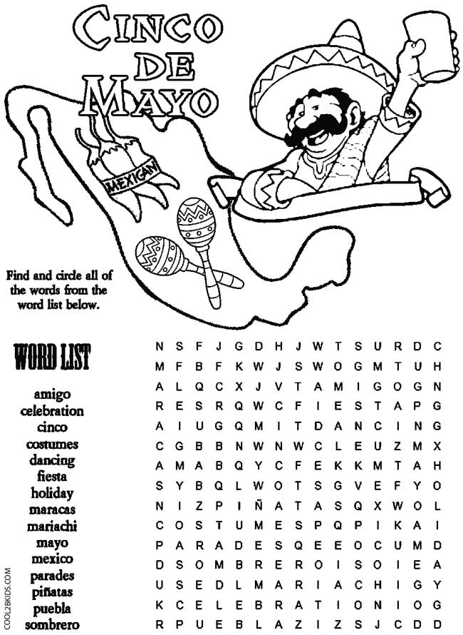 37 Free Cinco de Mayo Coloring Pages Printable 20