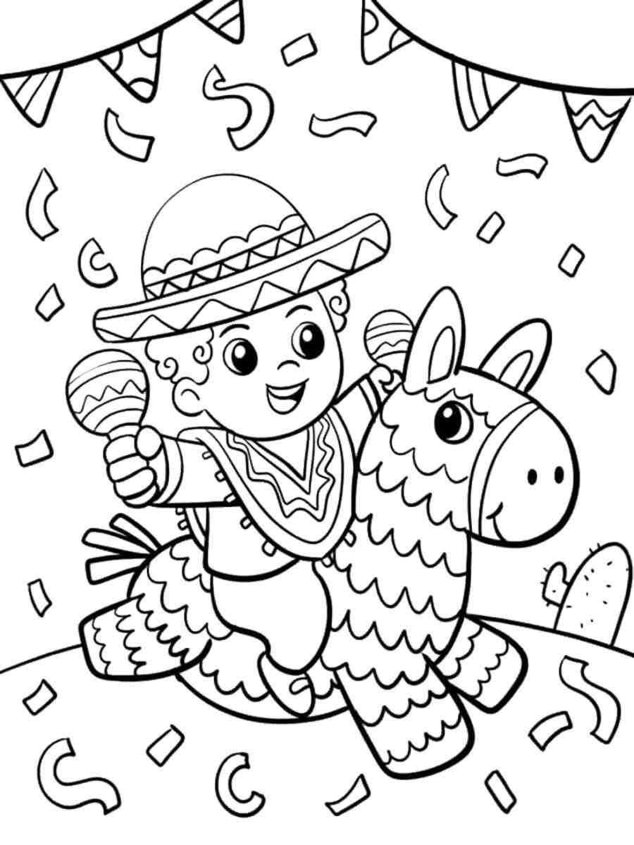 37 Free Cinco de Mayo Coloring Pages Printable 26