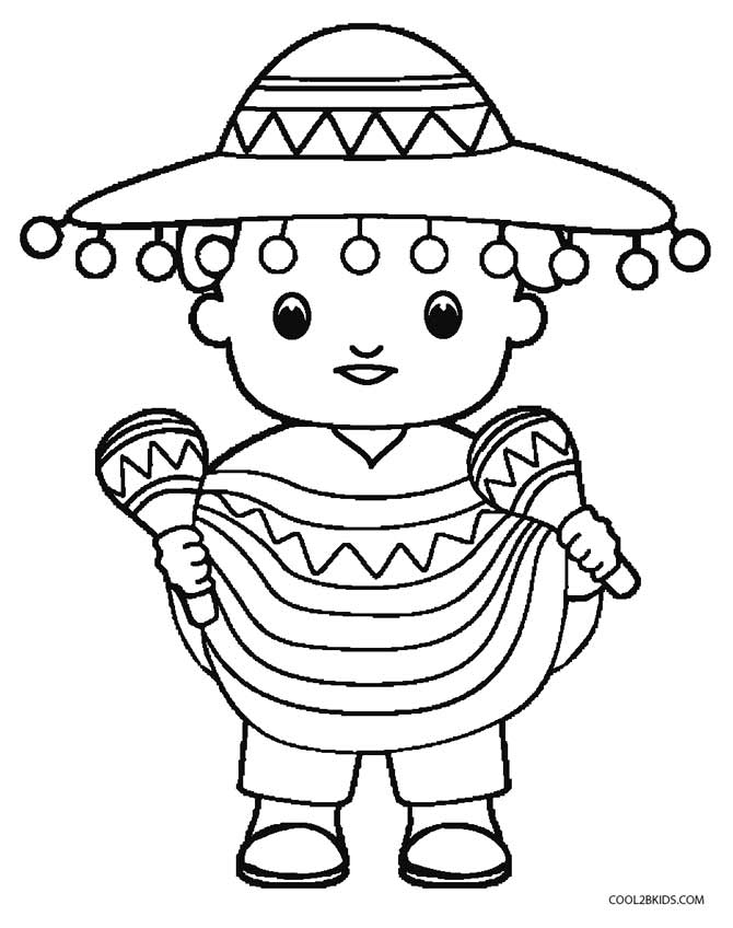 37 Free Cinco de Mayo Coloring Pages Printable 30