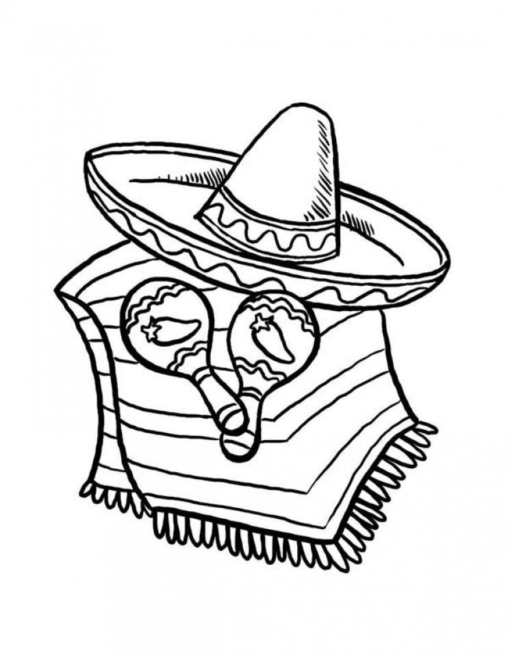 37 Free Cinco de Mayo Coloring Pages Printable 35