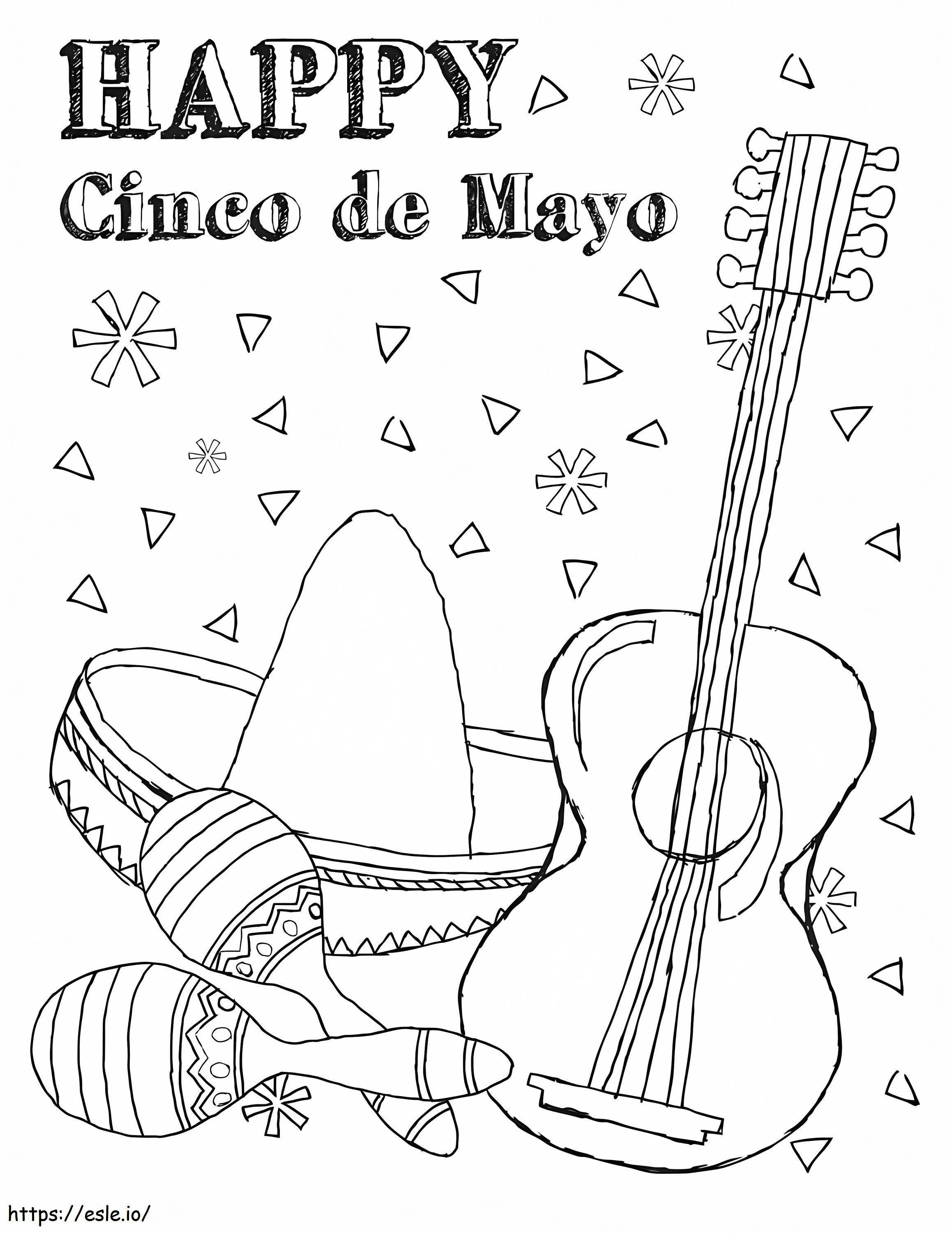 37 Free Cinco de Mayo Coloring Pages Printable 9