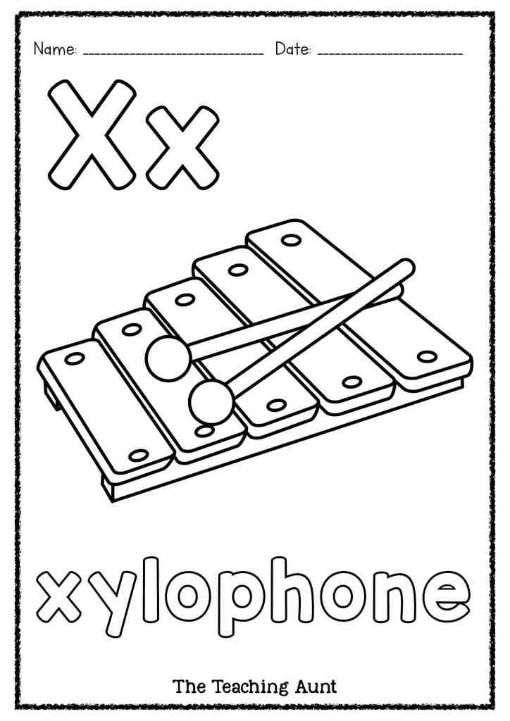 37 Fun Xylophone Coloring Pages Printable 11