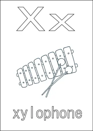 37 Fun Xylophone Coloring Pages Printable 12