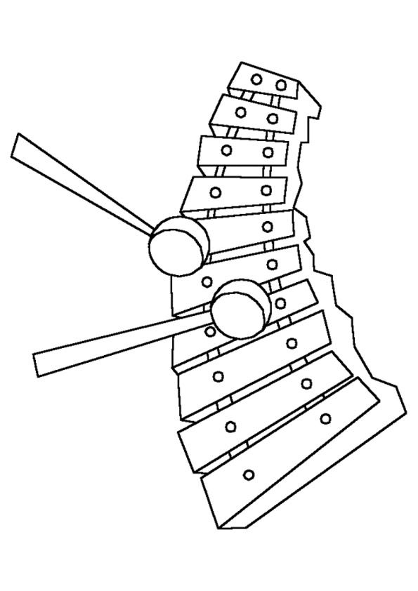 37 Fun Xylophone Coloring Pages Printable 14