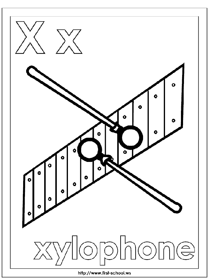 37 Fun Xylophone Coloring Pages Printable 15