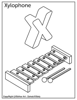 37 Fun Xylophone Coloring Pages Printable 18