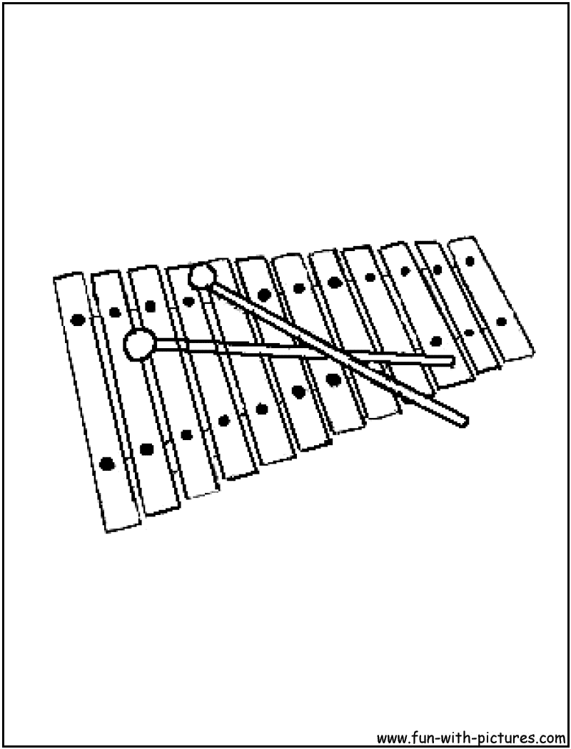 37 Fun Xylophone Coloring Pages Printable 22