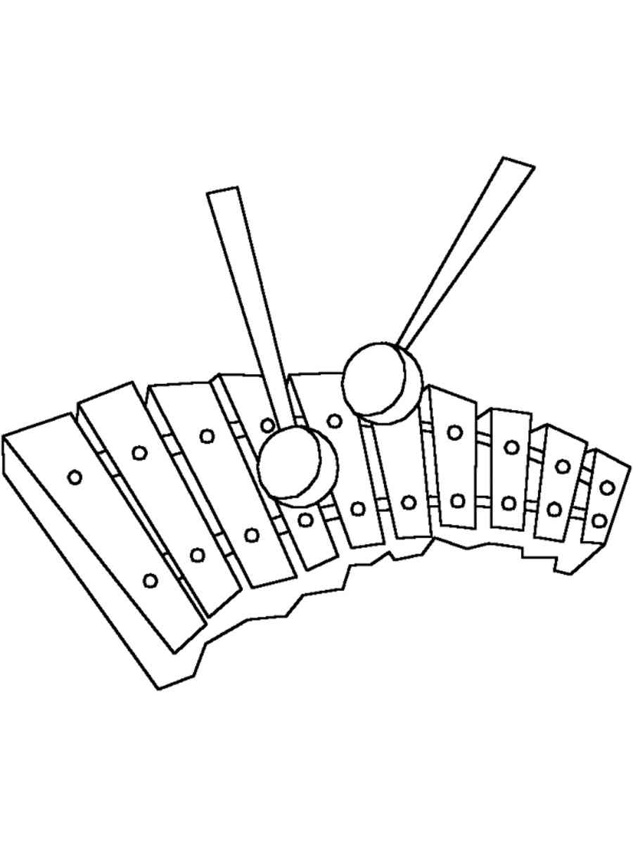 37 Fun Xylophone Coloring Pages Printable 30