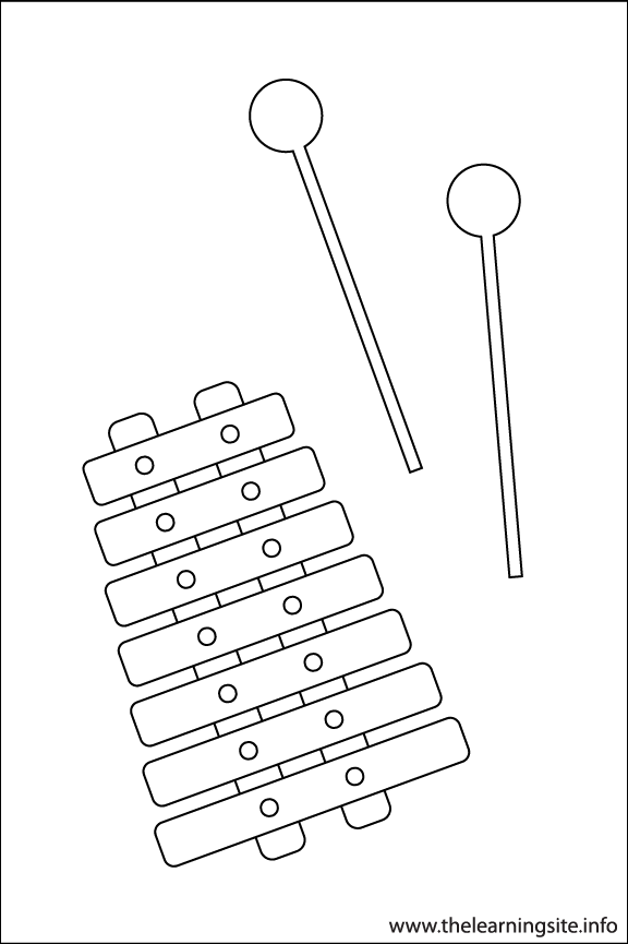 37 Fun Xylophone Coloring Pages Printable 5