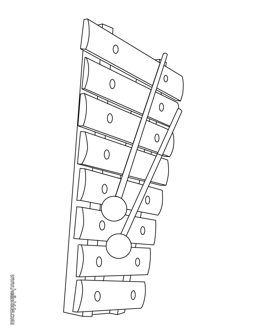 37 Fun Xylophone Coloring Pages Printable 6