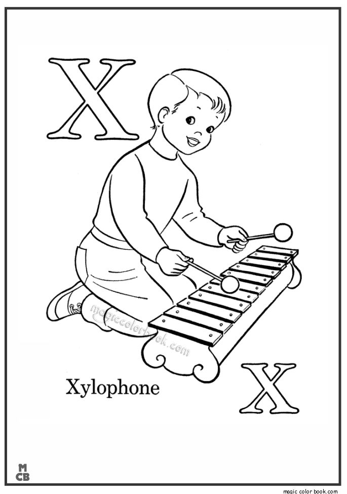 37 Fun Xylophone Coloring Pages Printable 7