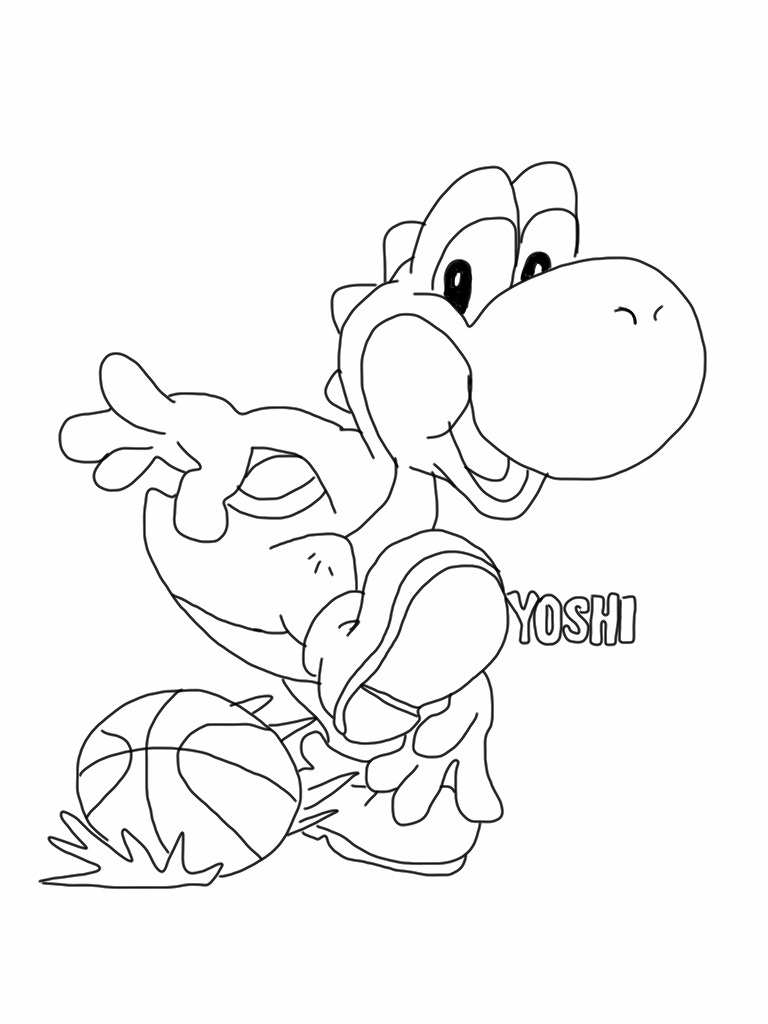 37 Fun Yoshi Coloring Pages Printable 14