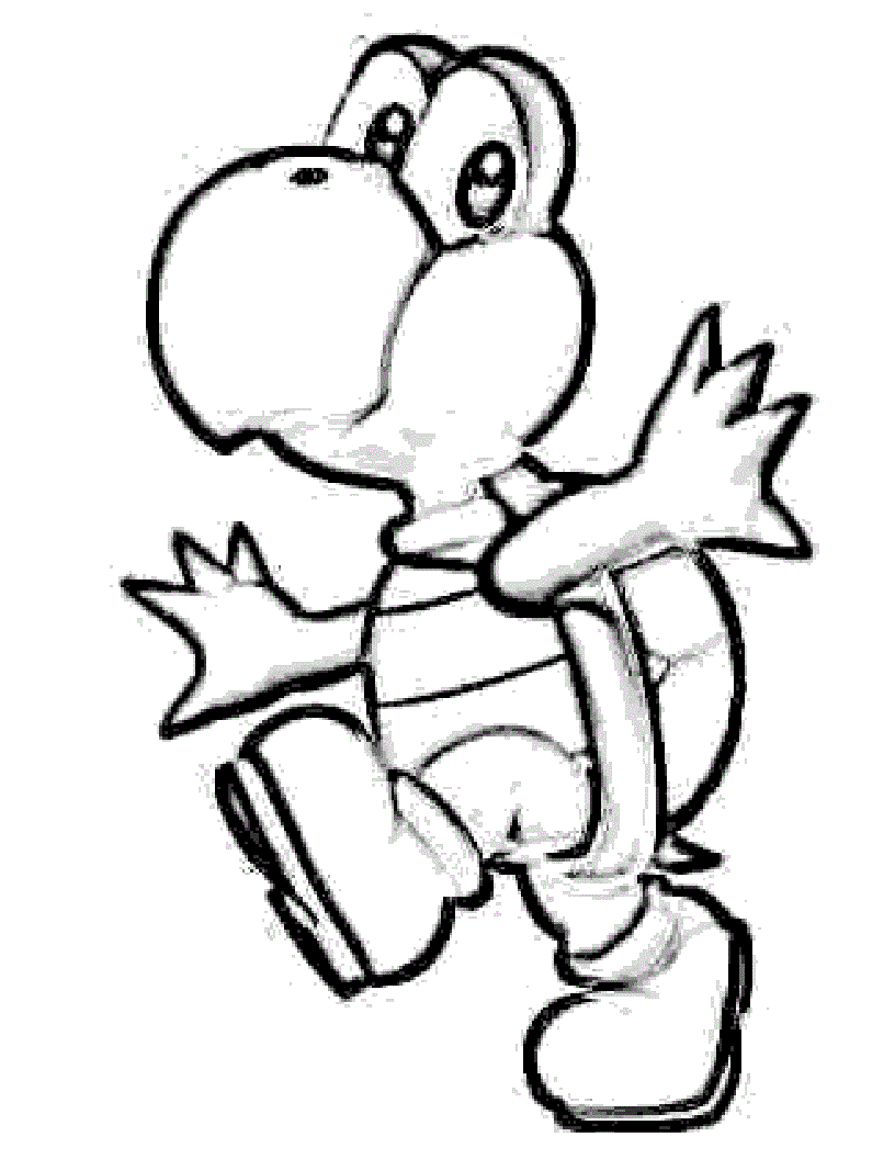 37 Fun Yoshi Coloring Pages Printable 17