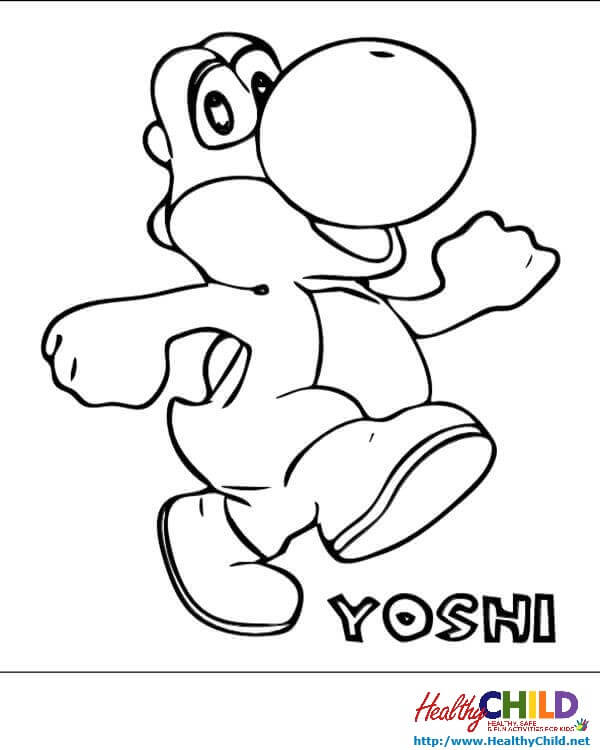 37 Fun Yoshi Coloring Pages Printable 19