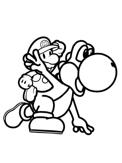 37 Fun Yoshi Coloring Pages Printable 21