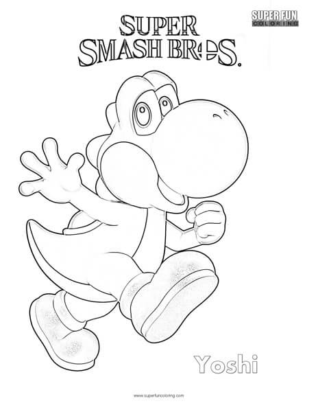 37 Fun Yoshi Coloring Pages Printable 24