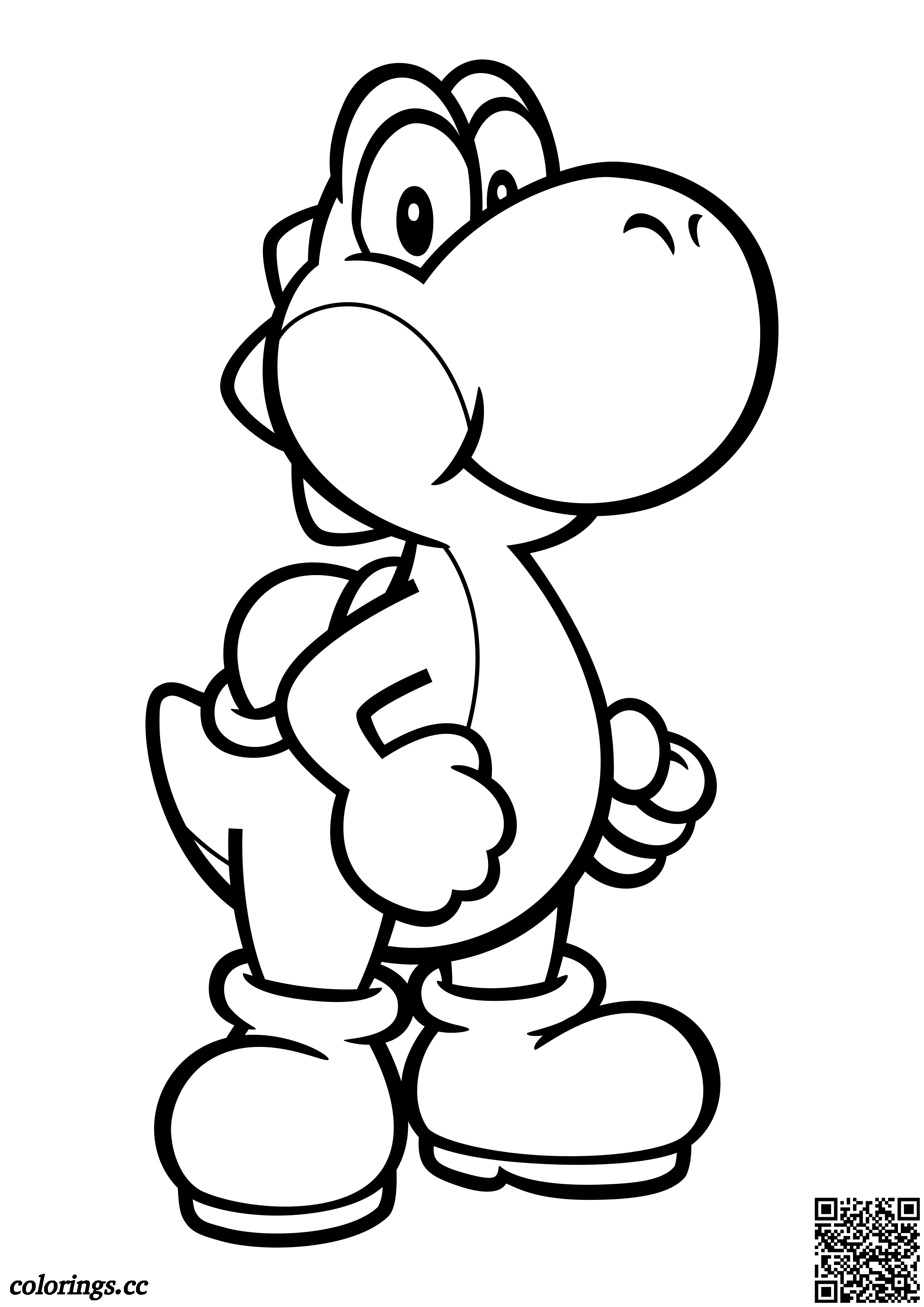 37 Fun Yoshi Coloring Pages Printable 35