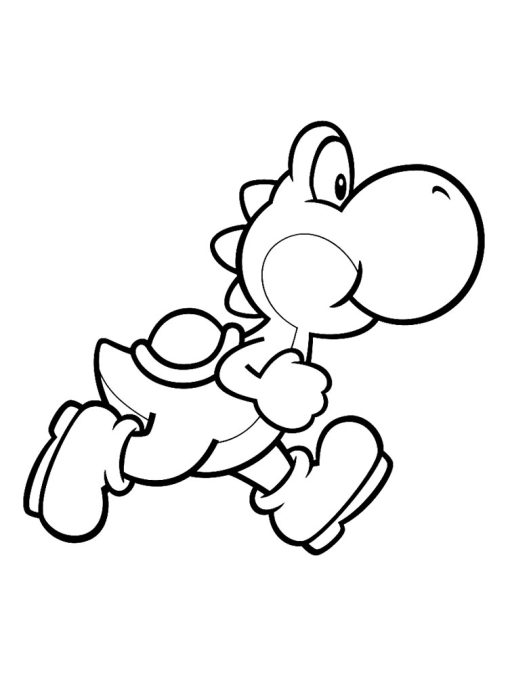 37 Fun Yoshi Coloring Pages Printable 5