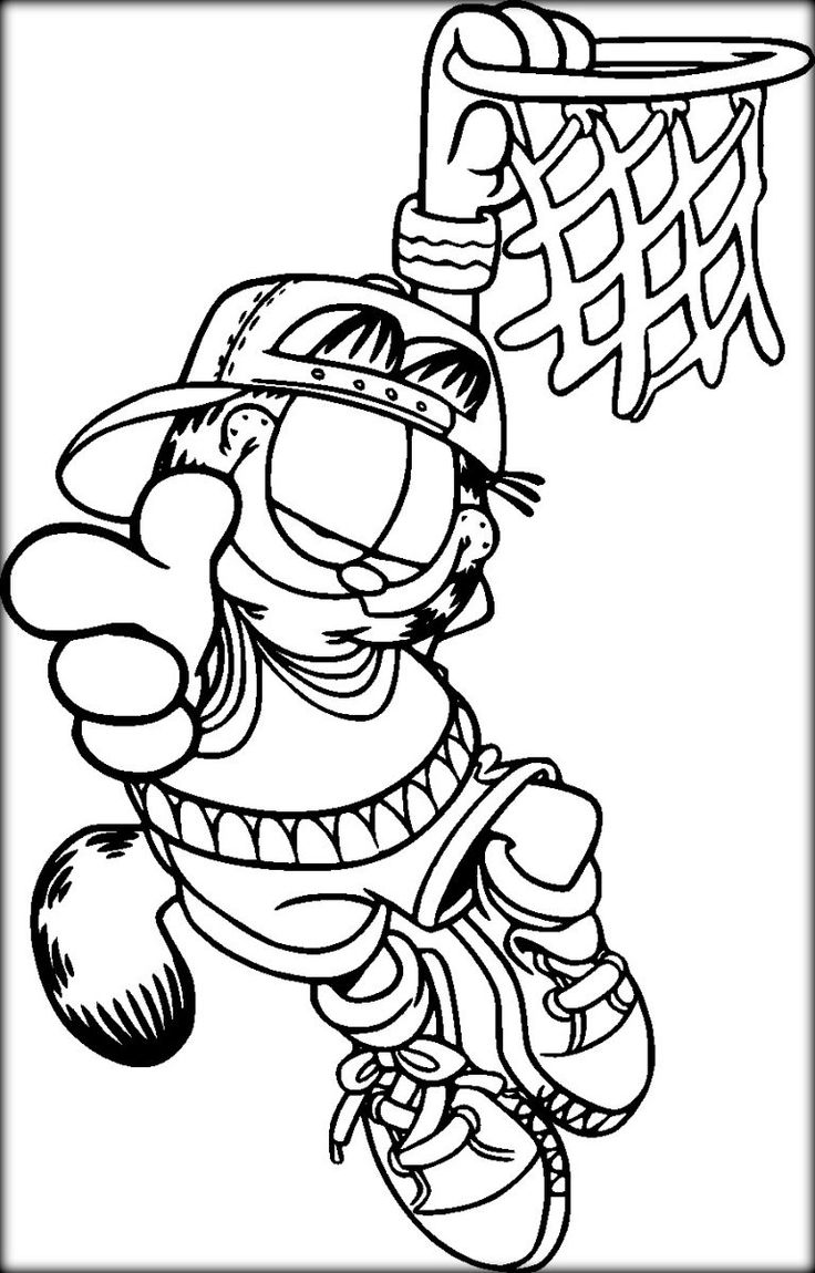 37 Garfield Thanksgiving Coloring Pages Printable 19