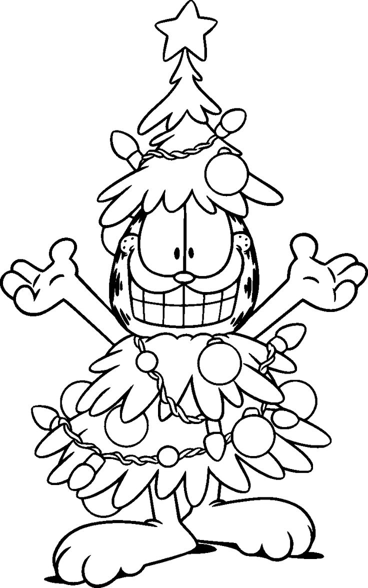 37 Garfield Thanksgiving Coloring Pages Printable 30