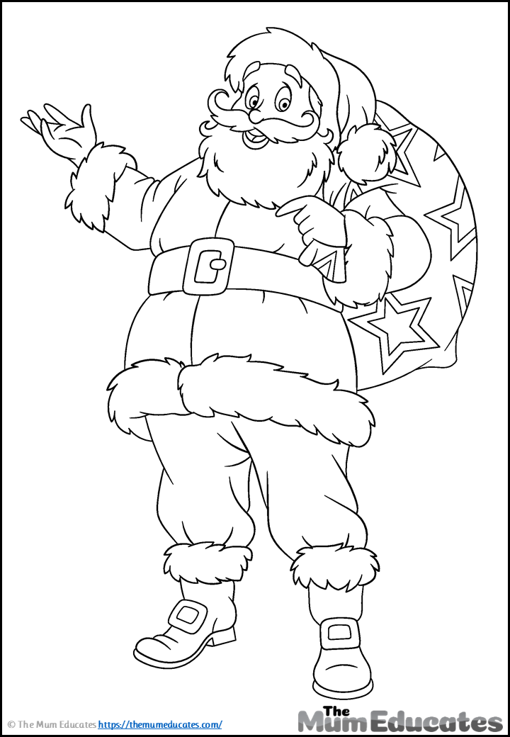 37 Hilarious Funny Christmas Coloring Pages Printable 22