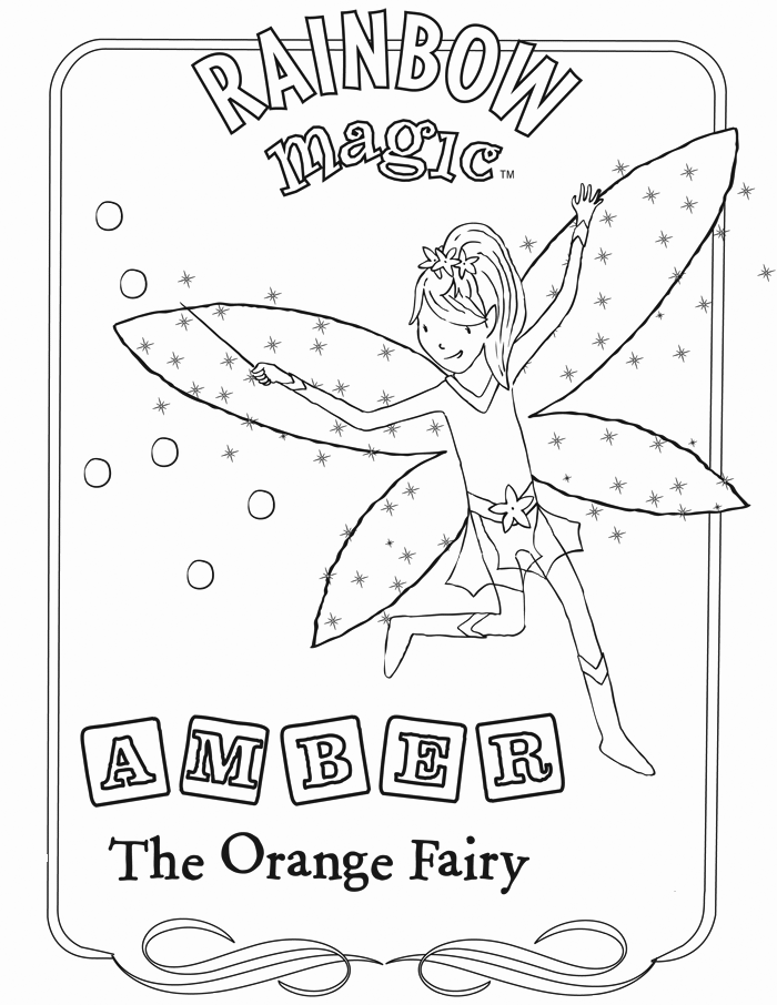 37 Magical Fairy Coloring Page Printable 16