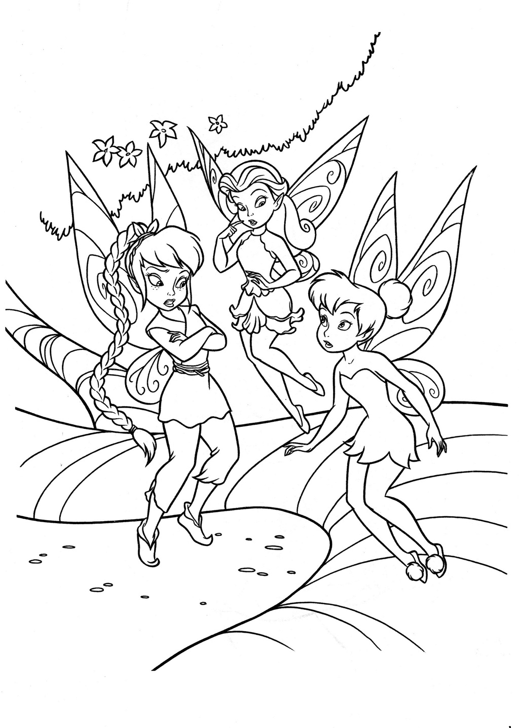 37 Magical Fairy Coloring Page Printable 21