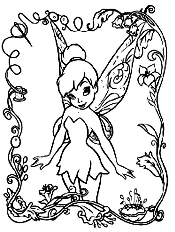 37 Magical Fairy Coloring Page Printable 34