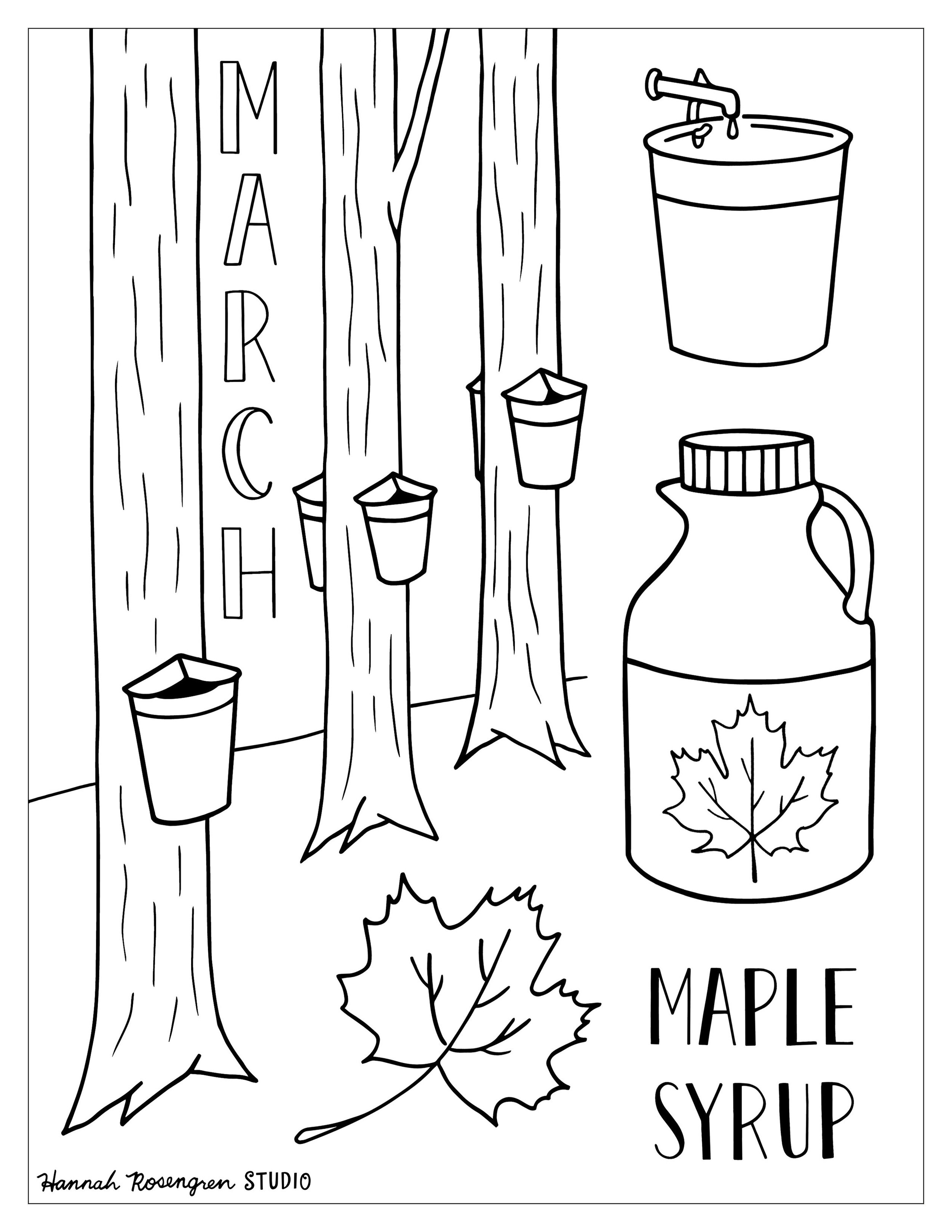 37 March Coloring Pages Printable 12