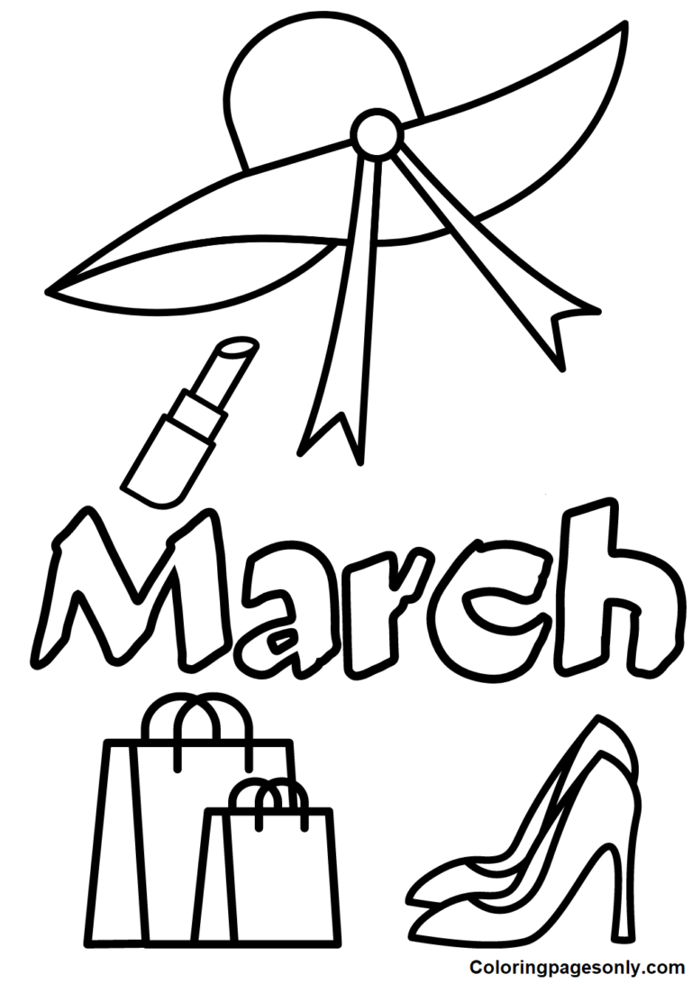 37 March Coloring Pages Printable 13