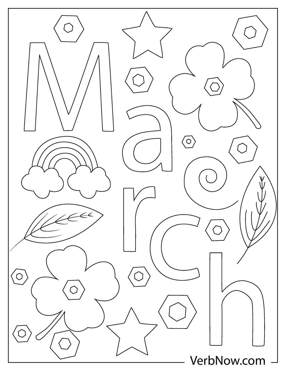 37 March Coloring Pages Printable 14