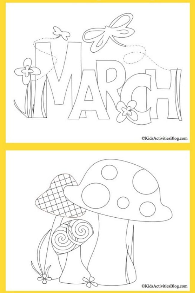 37 March Coloring Pages Printable 19