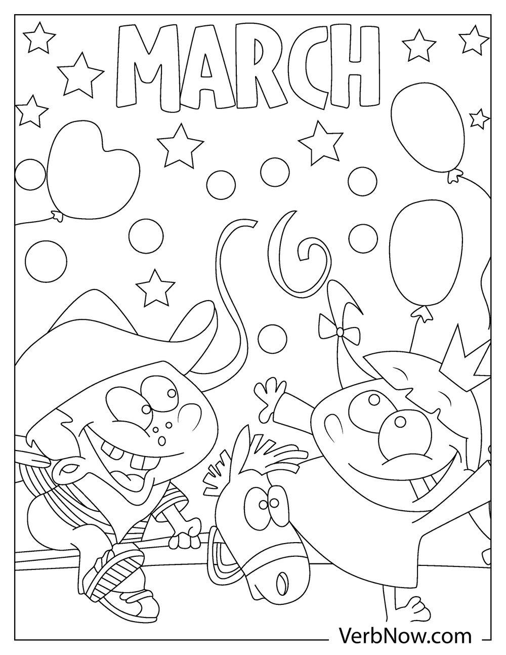 37 March Coloring Pages Printable 27