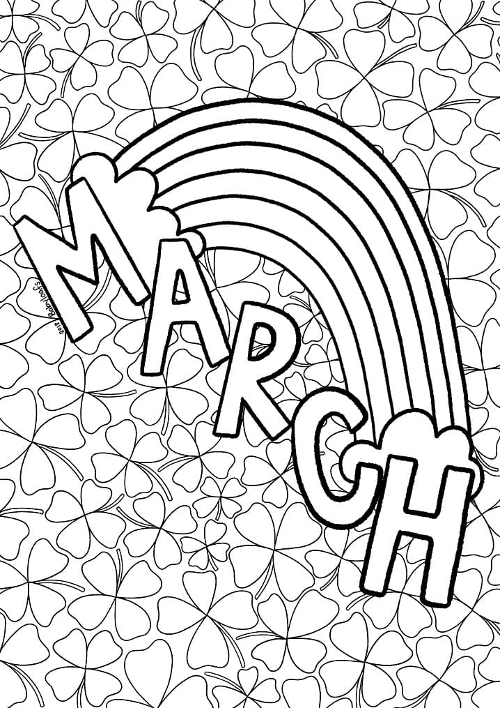 37 March Coloring Pages Printable 4