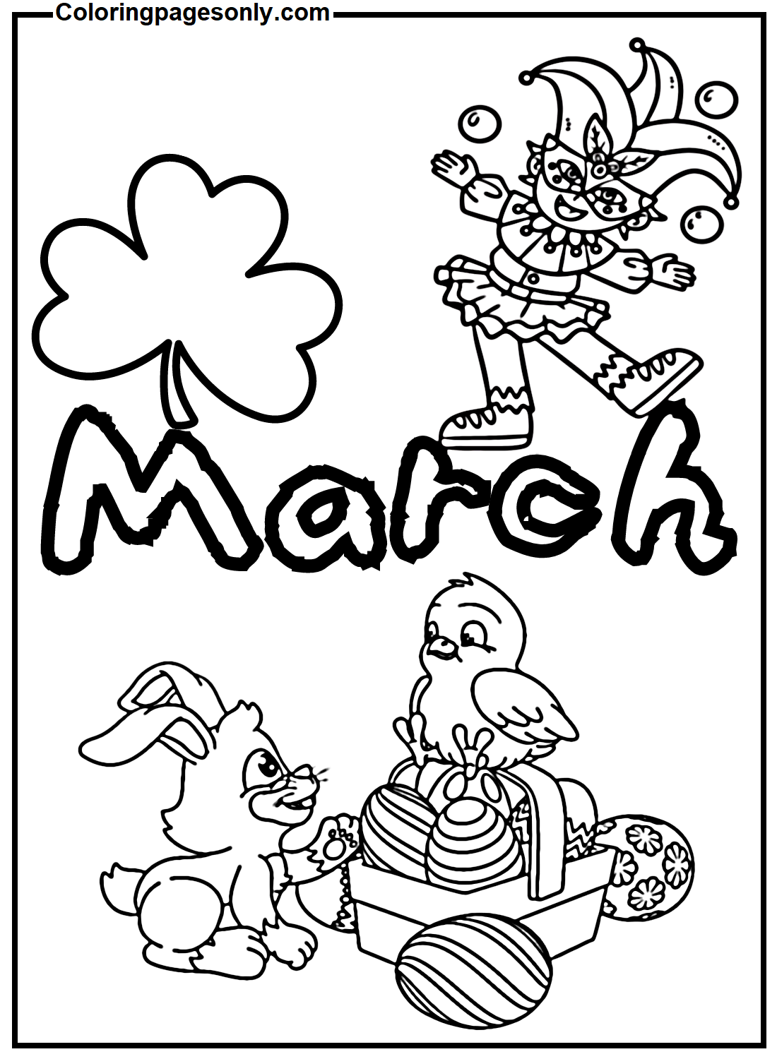 37 March Coloring Pages Printable 8