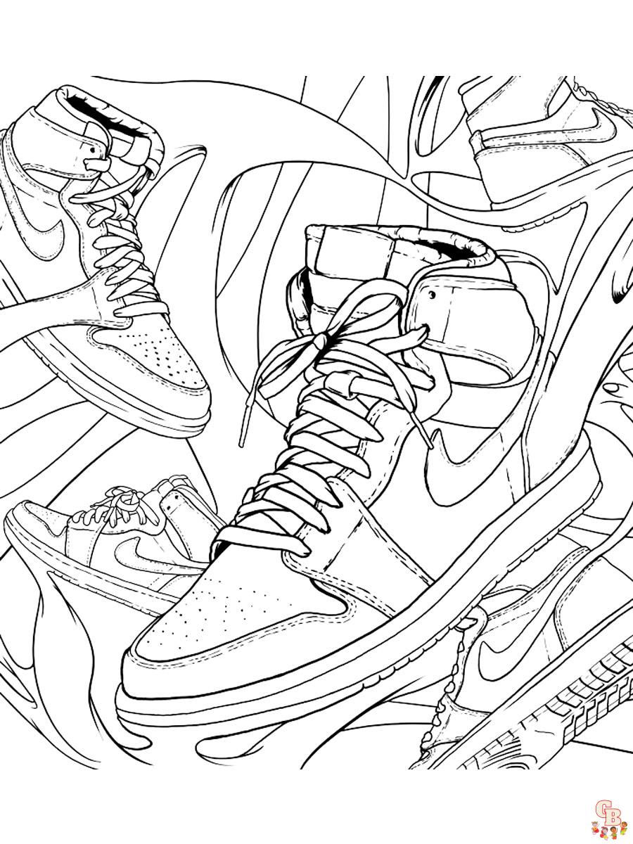 37 Nike Coloring Pages Printable 10