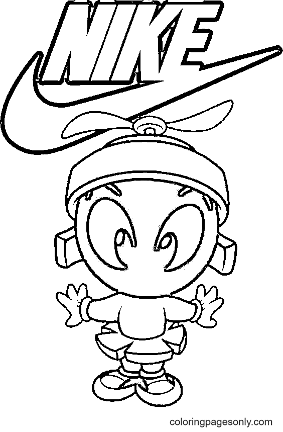 37 Nike Coloring Pages Printable 11