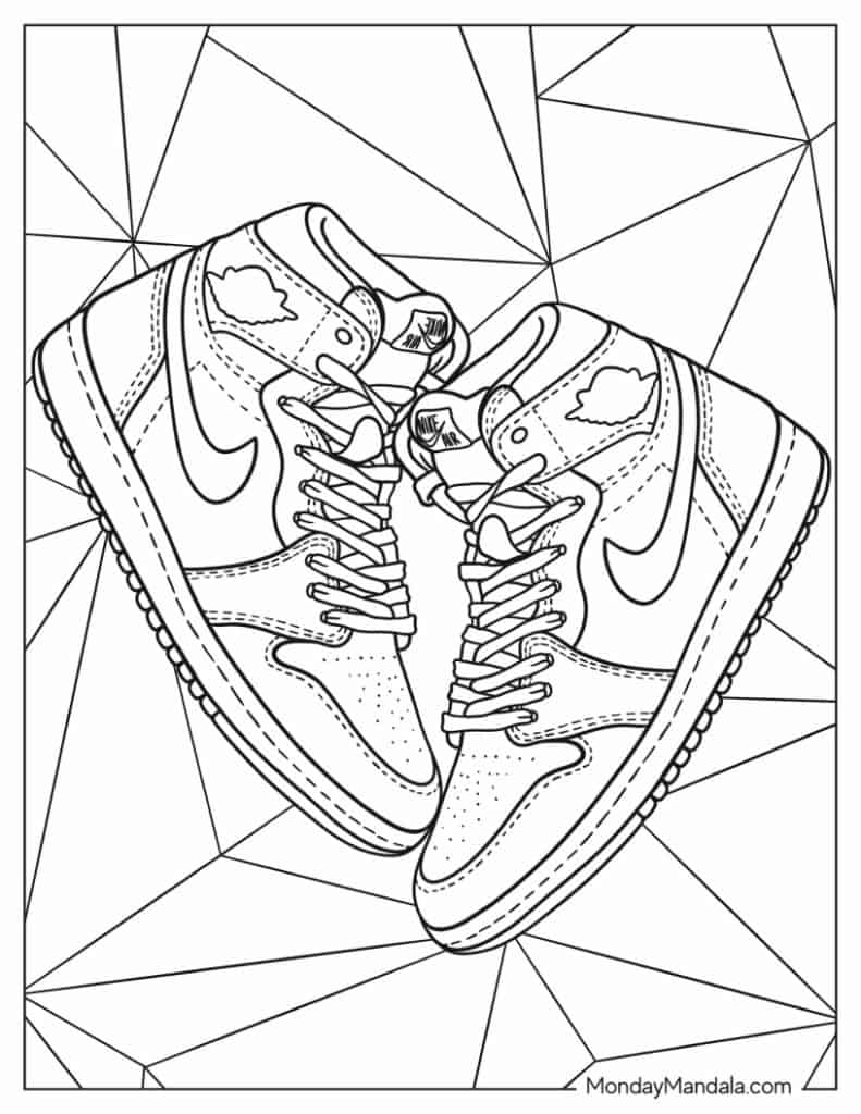 37 Nike Coloring Pages Printable 25