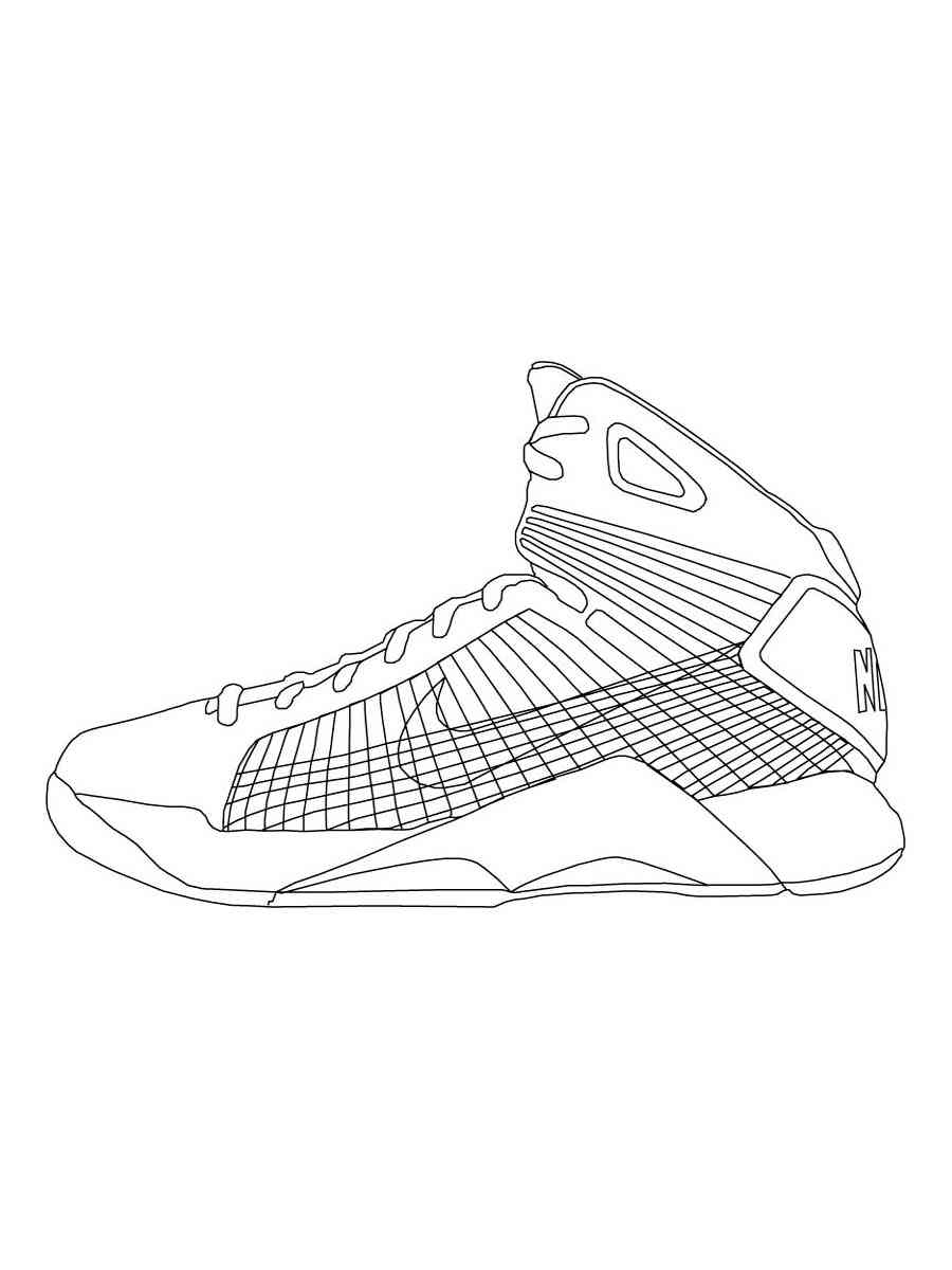 37 Nike Coloring Pages Printable 7